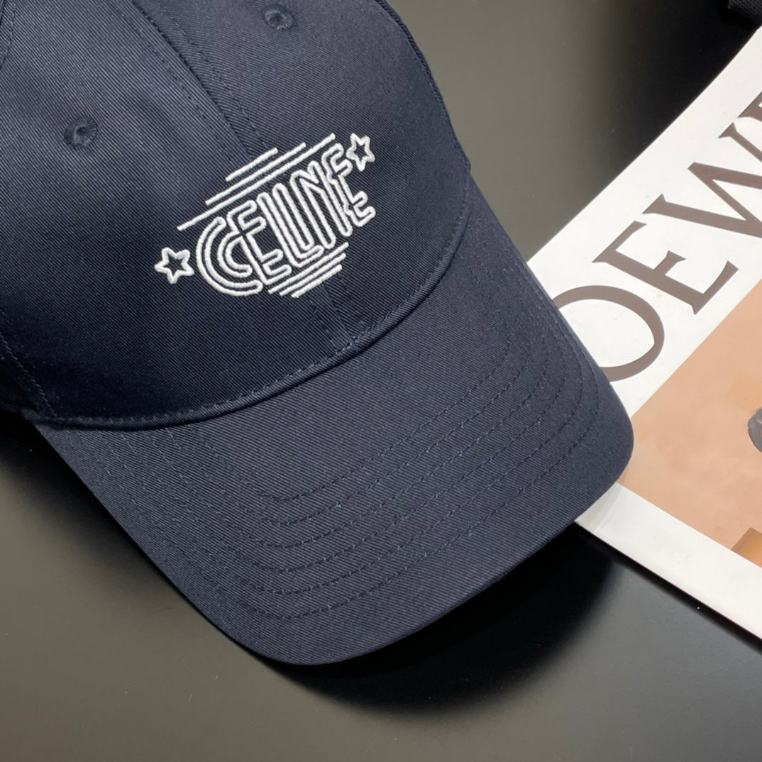 CELINE 25S BASEBALL CAP 735287 IN CANVAS