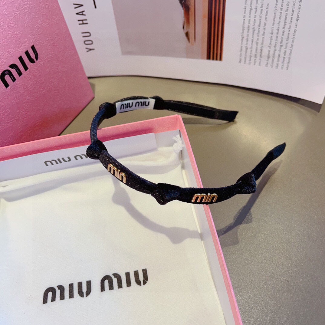 BLACK VELVET HEADBAND 397106